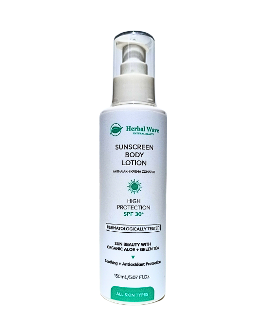 Herbal Wave Sunscreen Body Lotion 150 ml Sun Beauty High Protection SPF 30+
